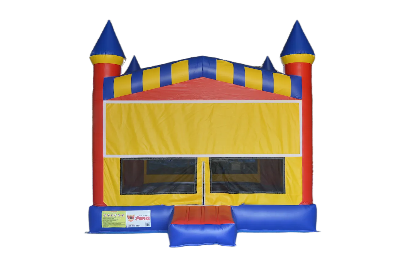 Classic Red & Blue Bounce House (13x13 ft)