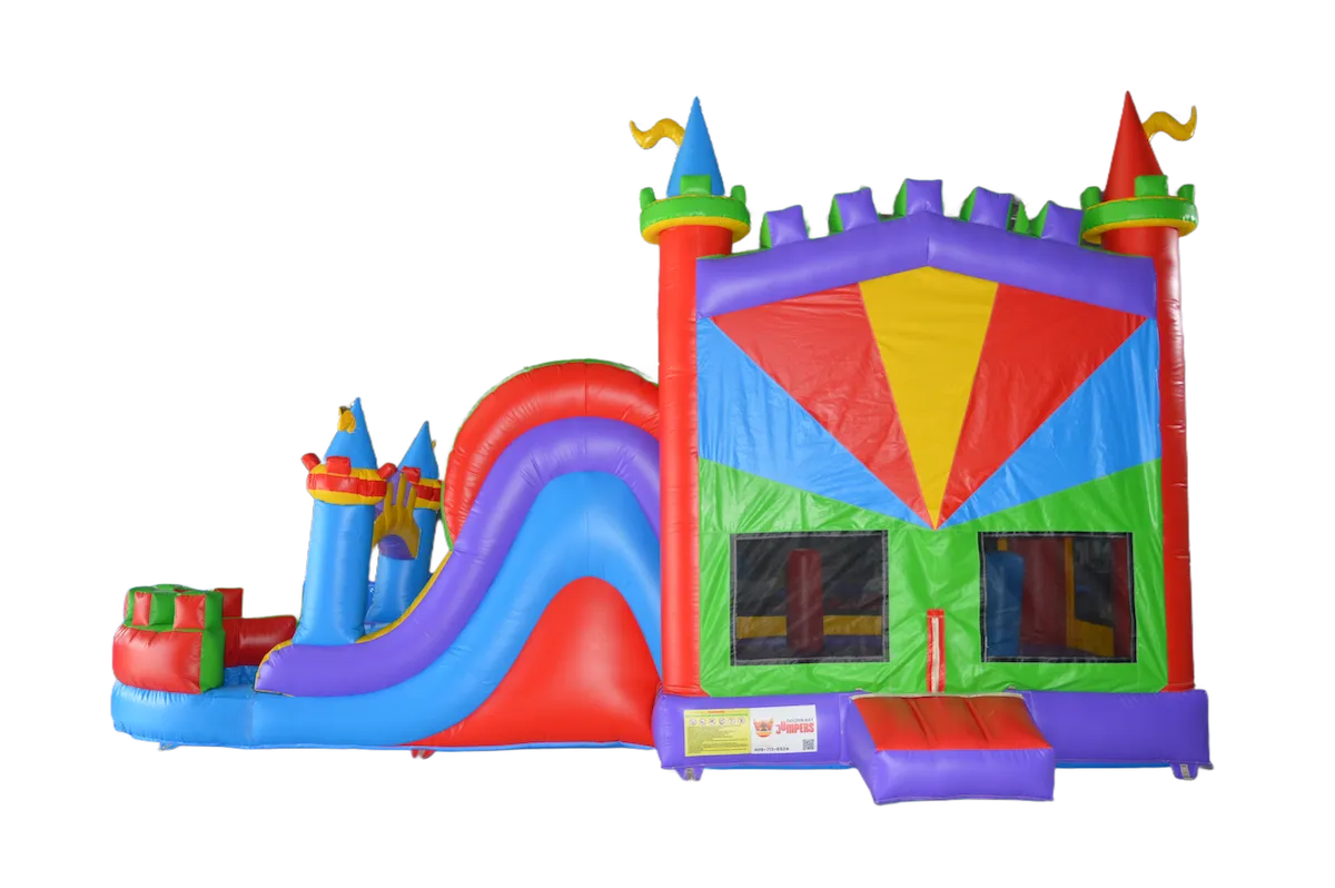 Carnival Deluxe Combo Jumper with Dry Slide (26x13 ft)