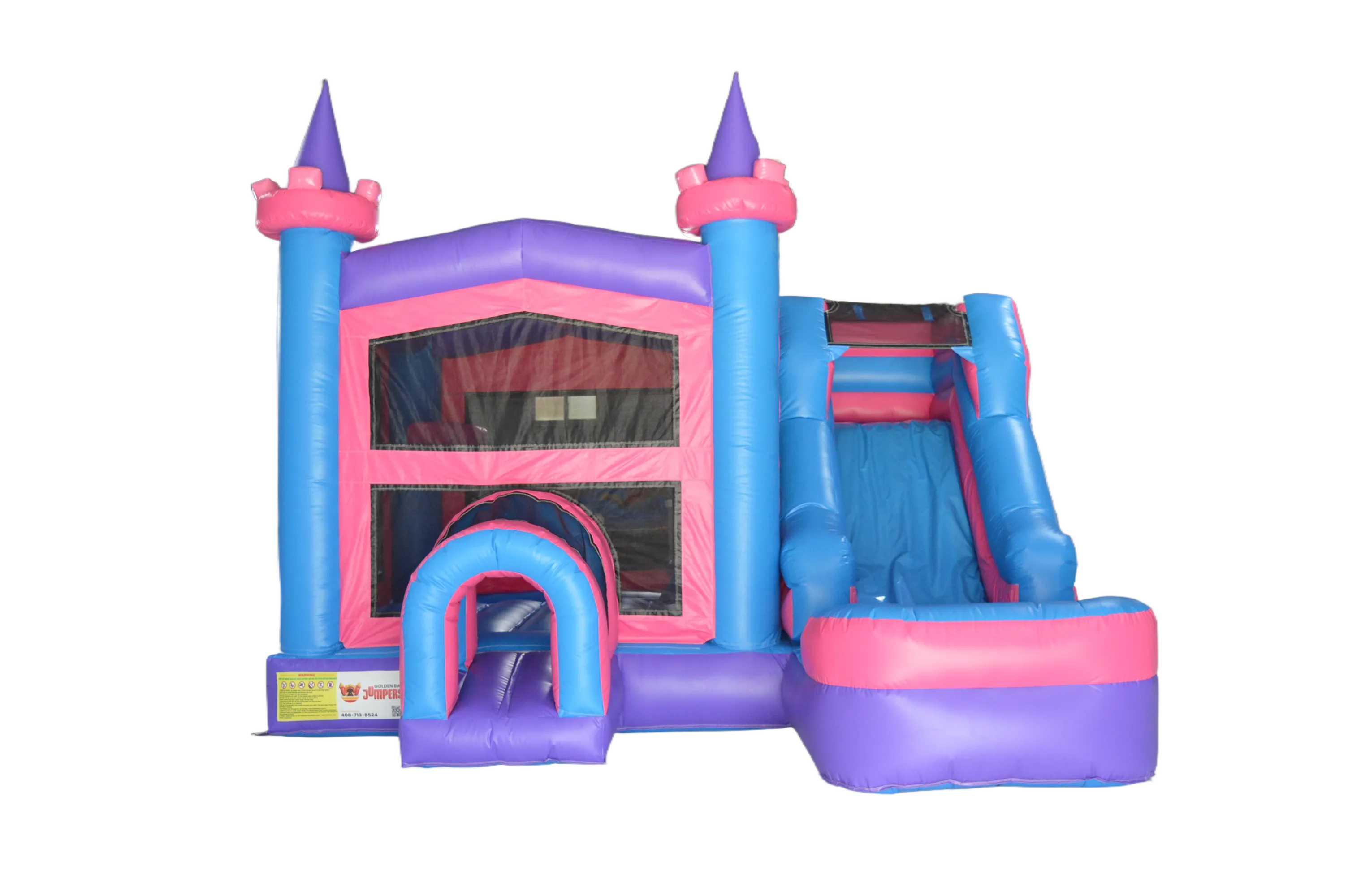 Princess Combo Jumper with Dry Slide (16.4x16.4 ft)