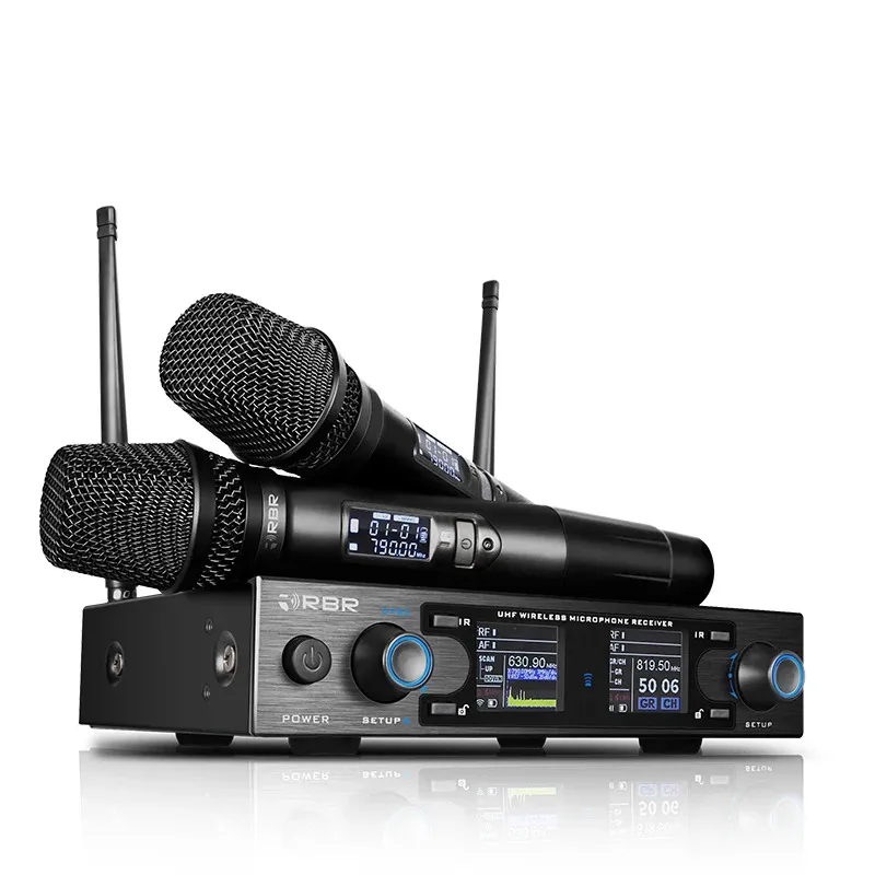UHF Funkmikrofon, 2 Mikrofone Set (the t.bone freeU Twin HT 863)