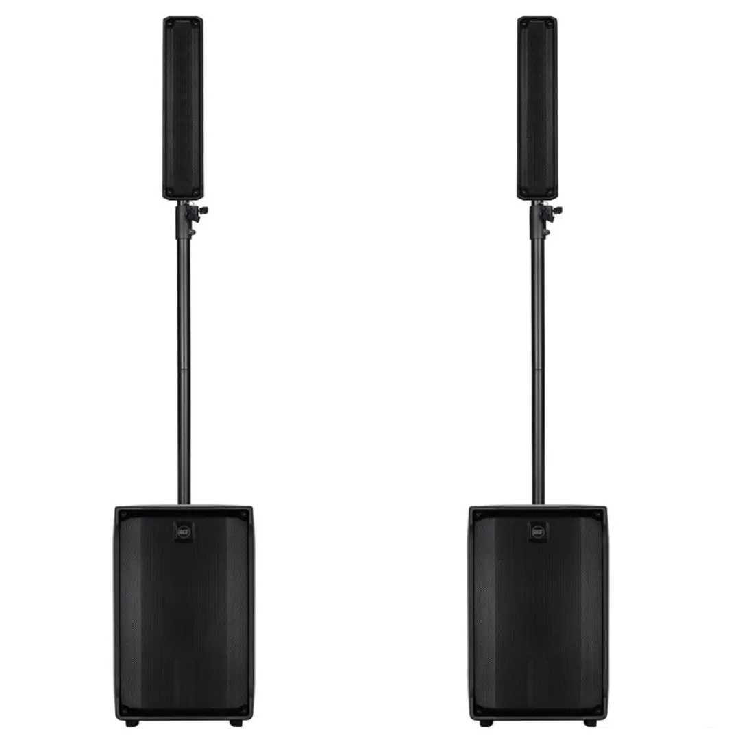 RCF EVOX JMix 8 Plus J8 – aktives Säulenlautsprechersystem, Stereo-Paar inkl. Mischpult