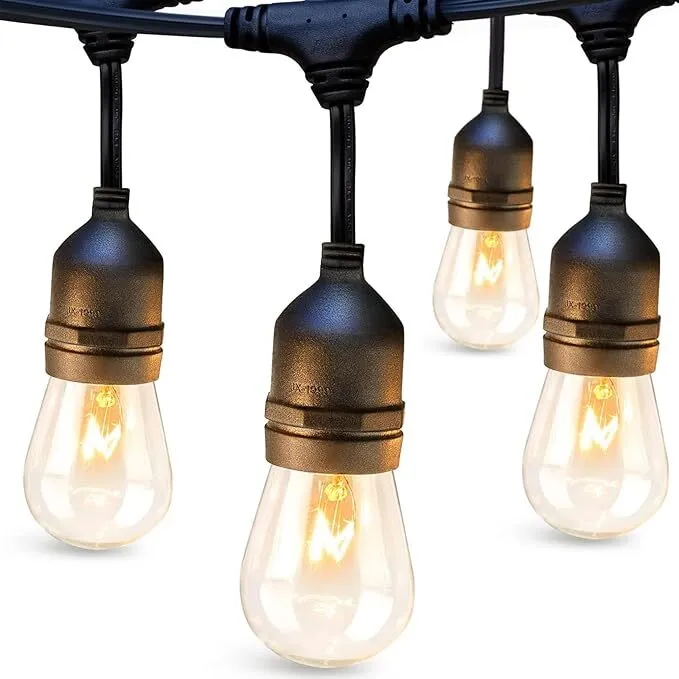 Vintage Bistro Lighting - 48 ft