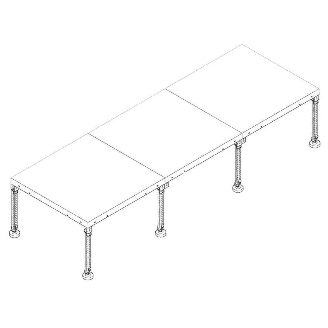 4'x12' Stage Package