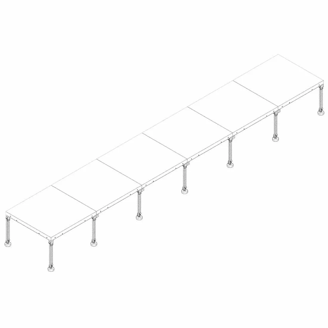 4'x24' Stage Package