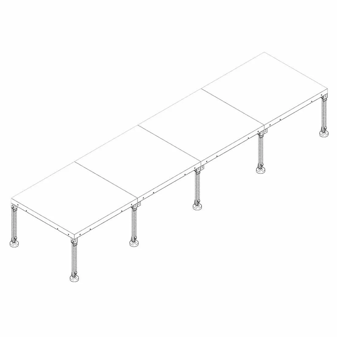 4'x16' Stage Package