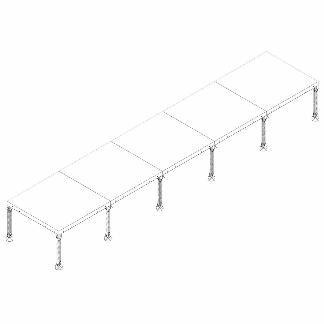 4'x20' Stage Package