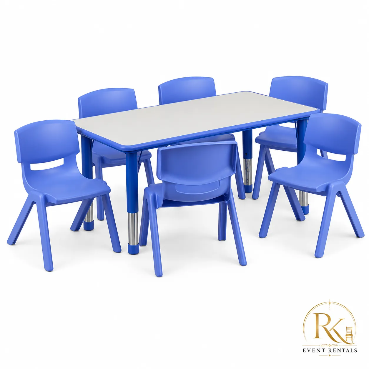 Kids Activity Table & 6-Chair Set