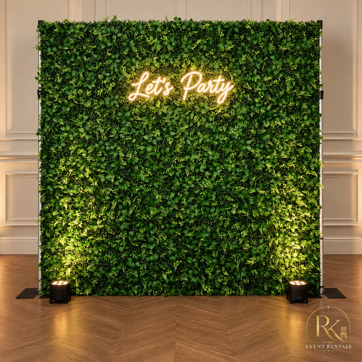 Flower & Greenery Wall Backdrop