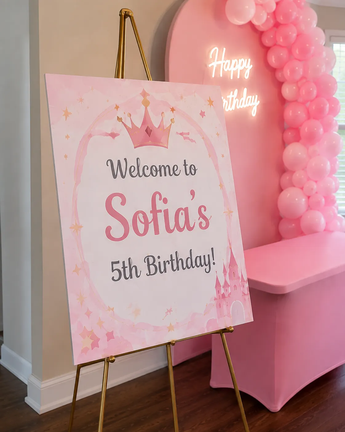 Personalized Themed Welcome Sign