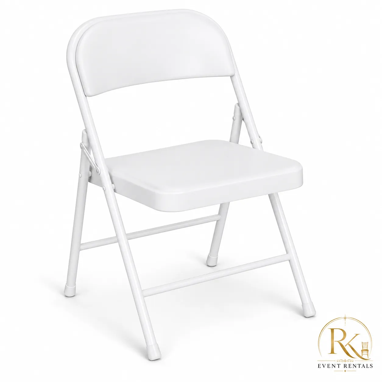 White Plastic Folding Chair