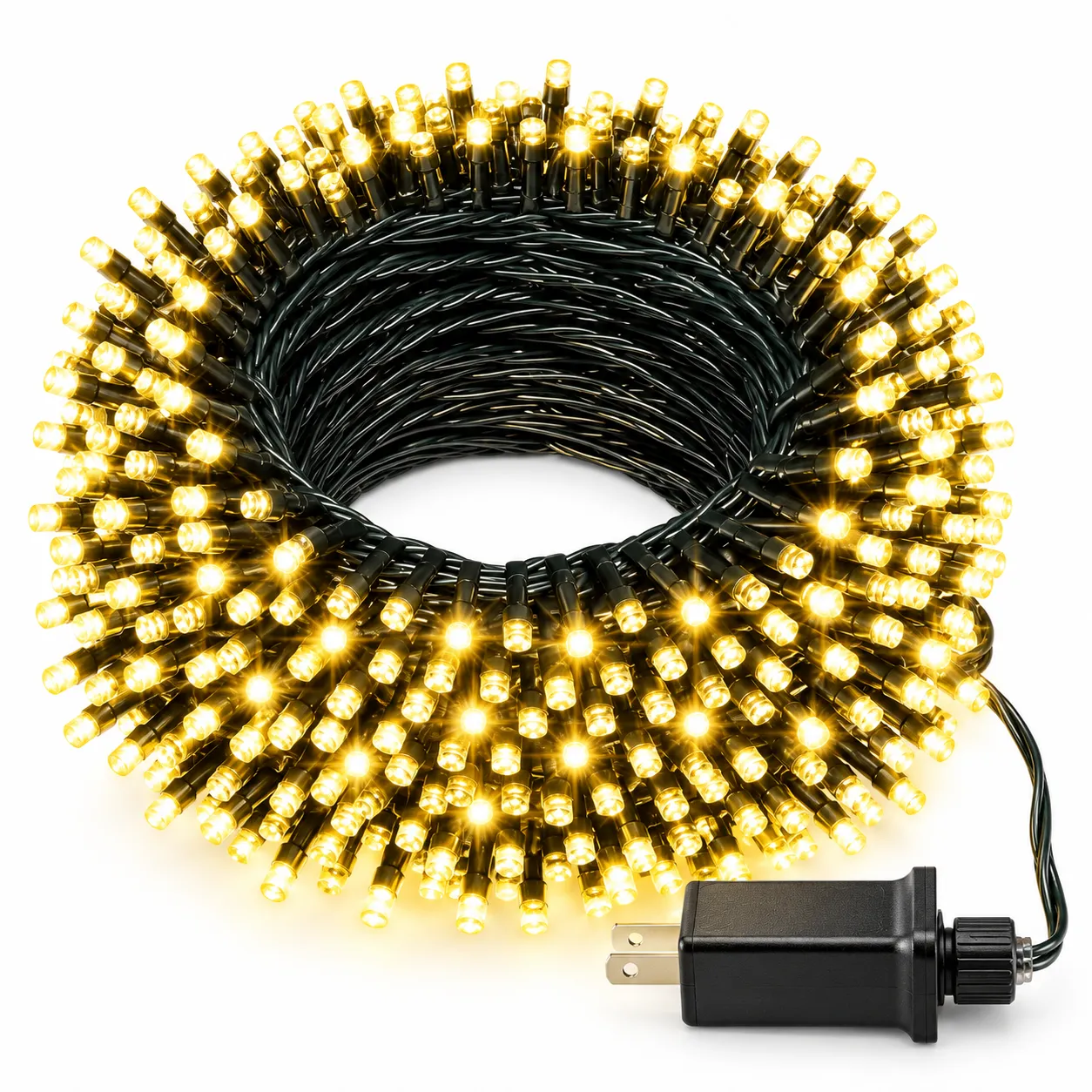 100' Warm White LED String Lights