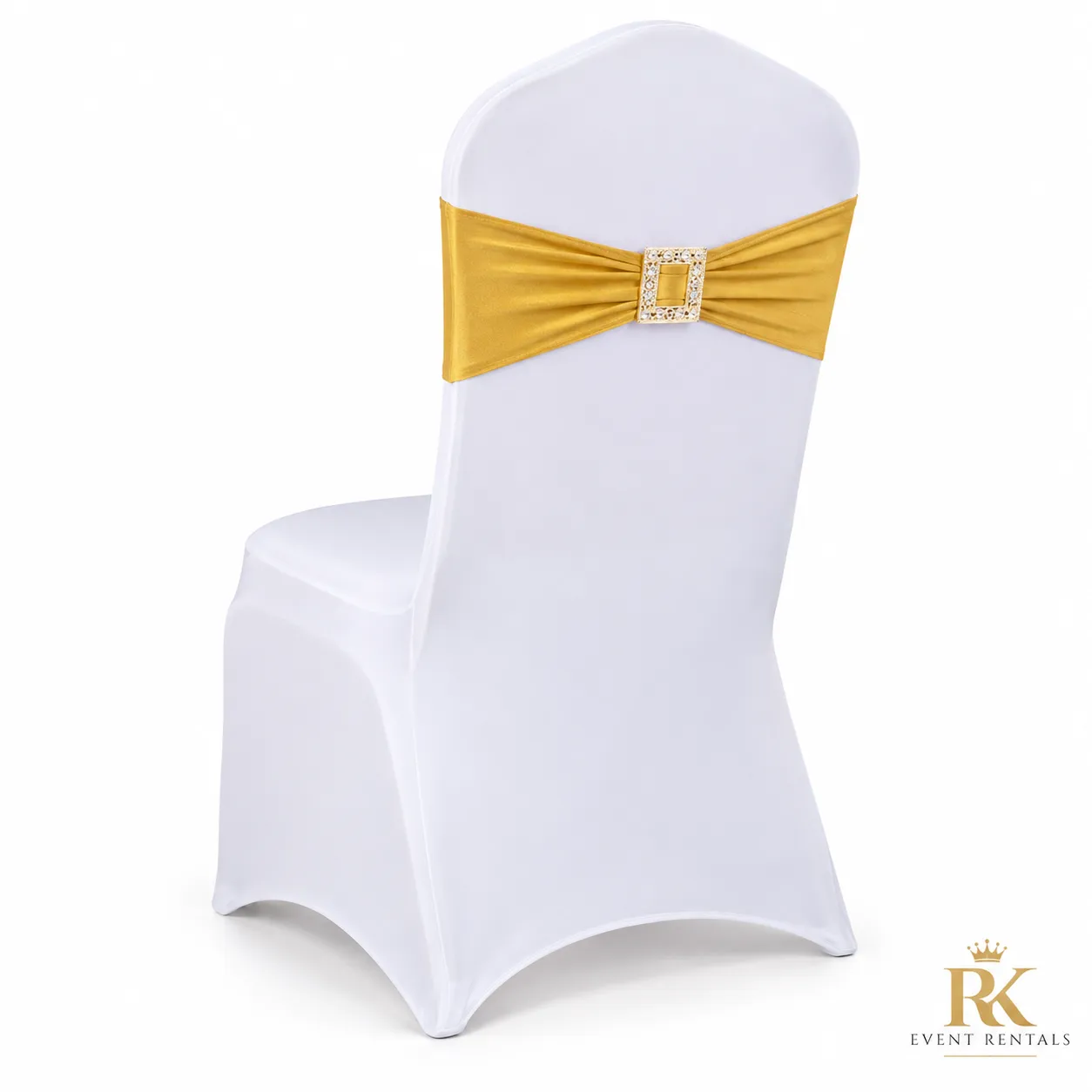 Gold Spandex Chair Sash