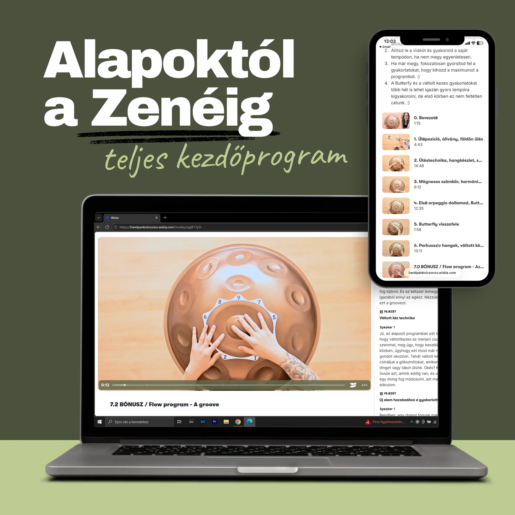 Alapoktól a Zenéig / online tananyag