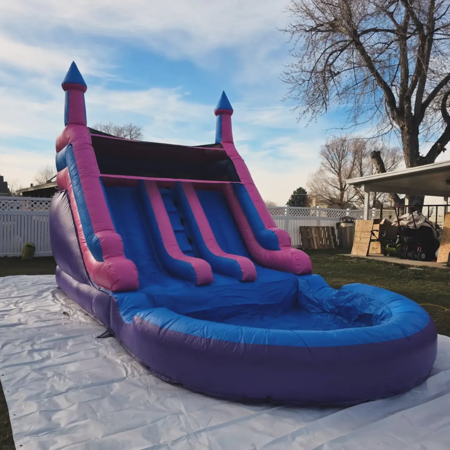 14' Double Slide/Waterslide