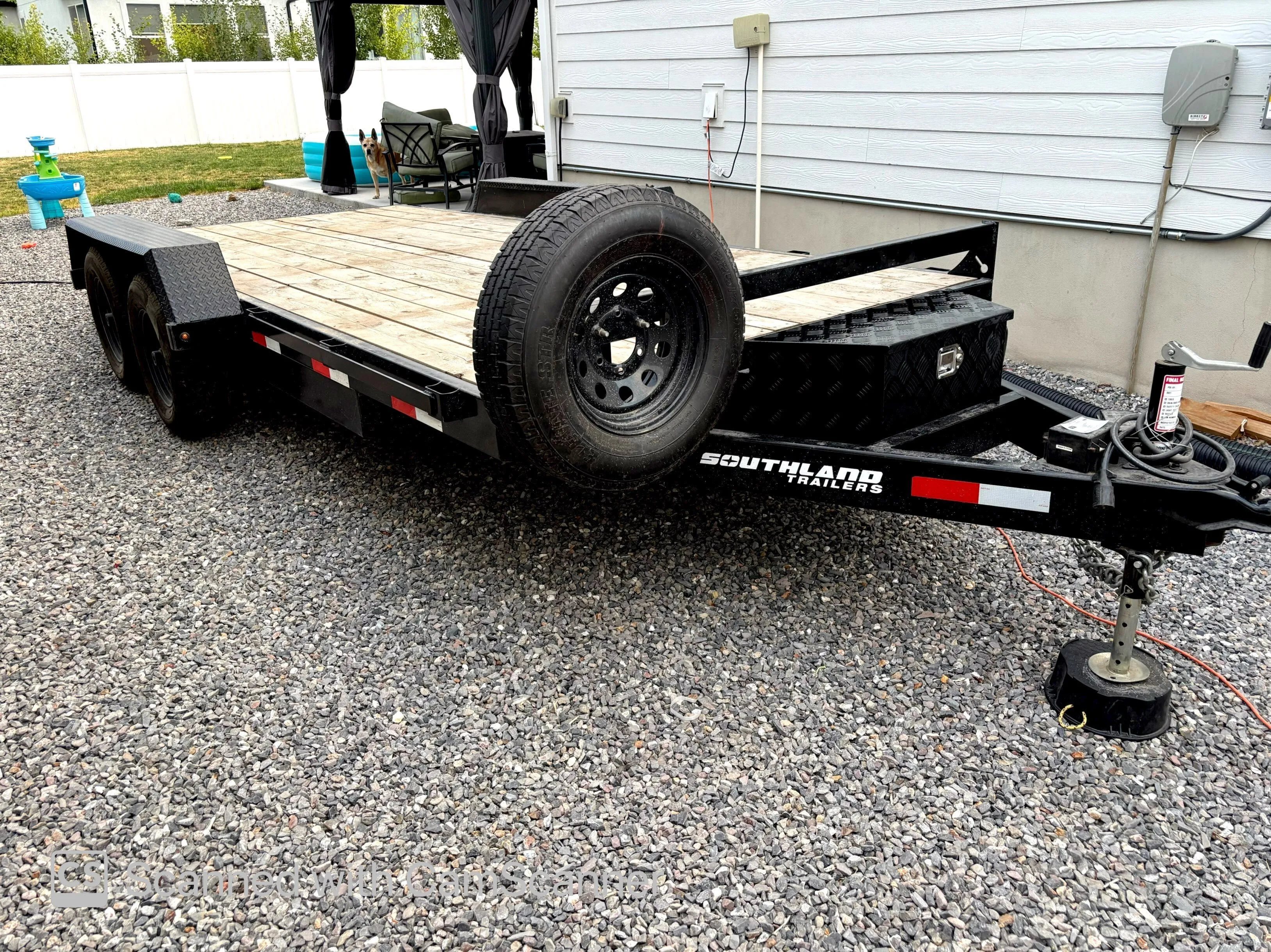 16' 10K CAR HAULER WITH WINCH