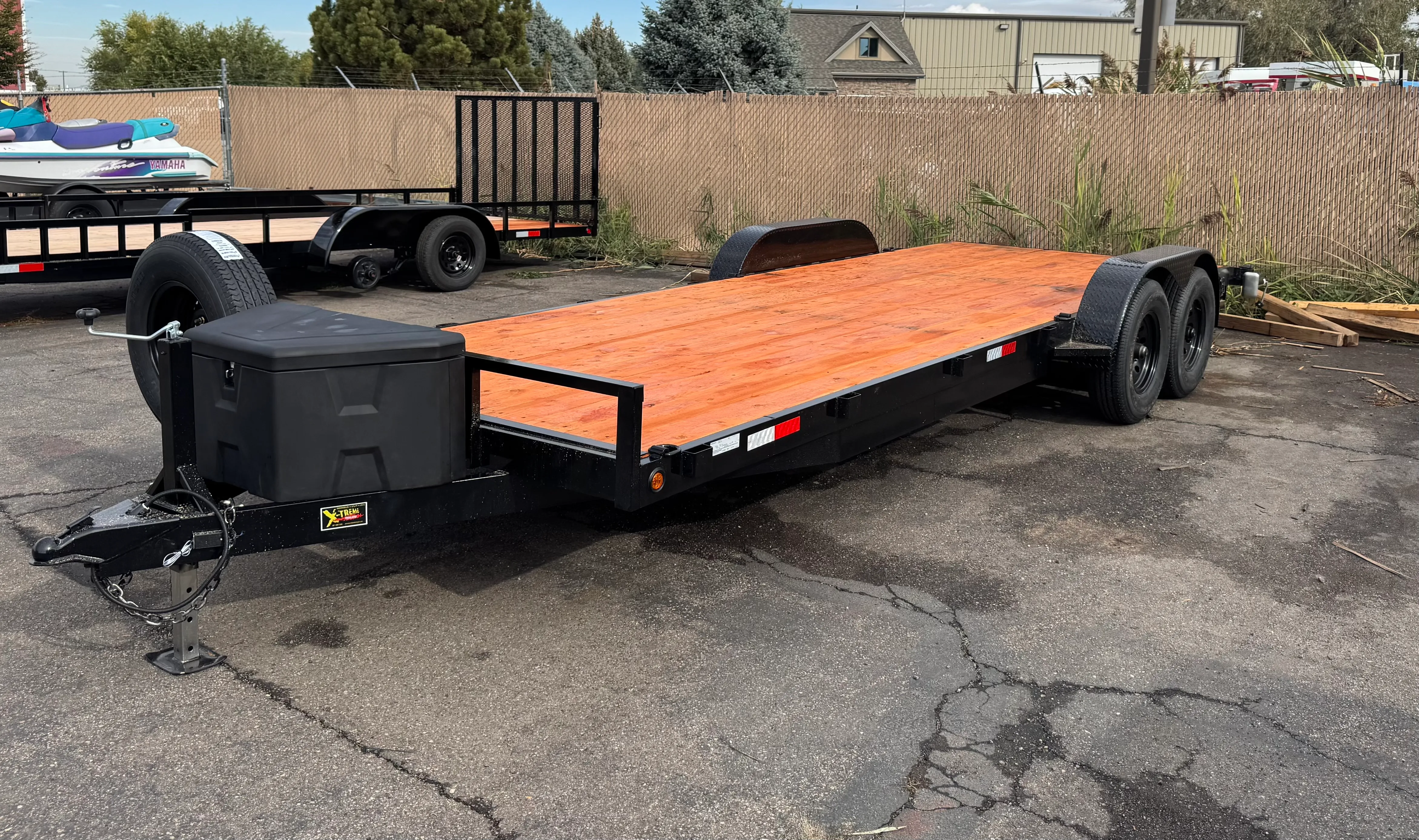 22’ 12k equipment/car hauler with winch