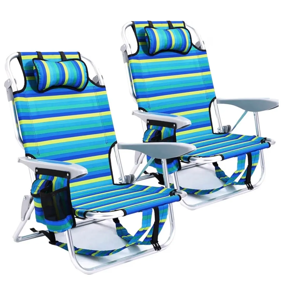 Set of Two Beach Chairs