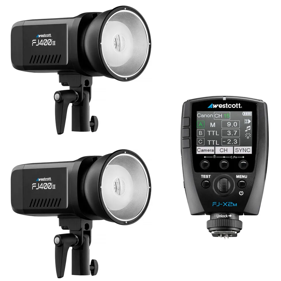 Westcott FJ400 II Dual Strobe & FJ-X2M Trigger Kit