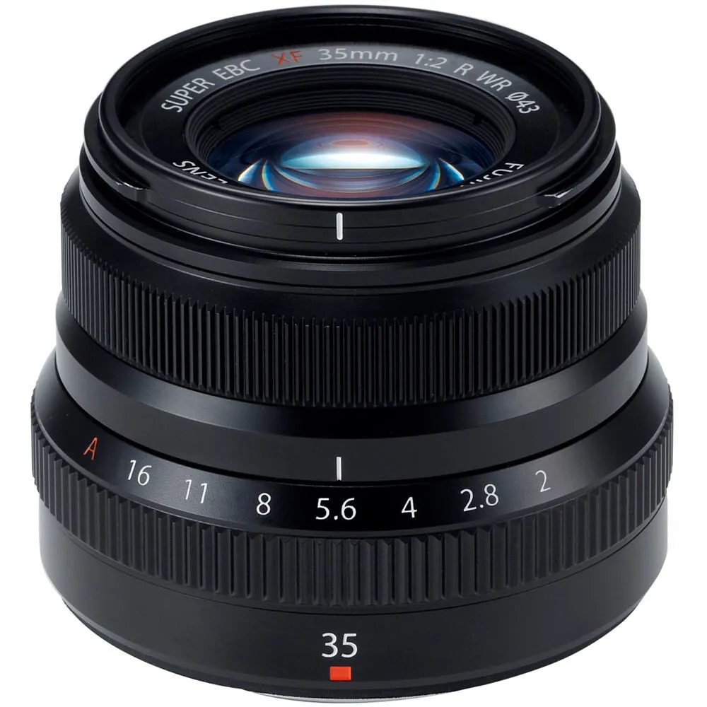 XF 35mm f/2 R WR Lens (Black)