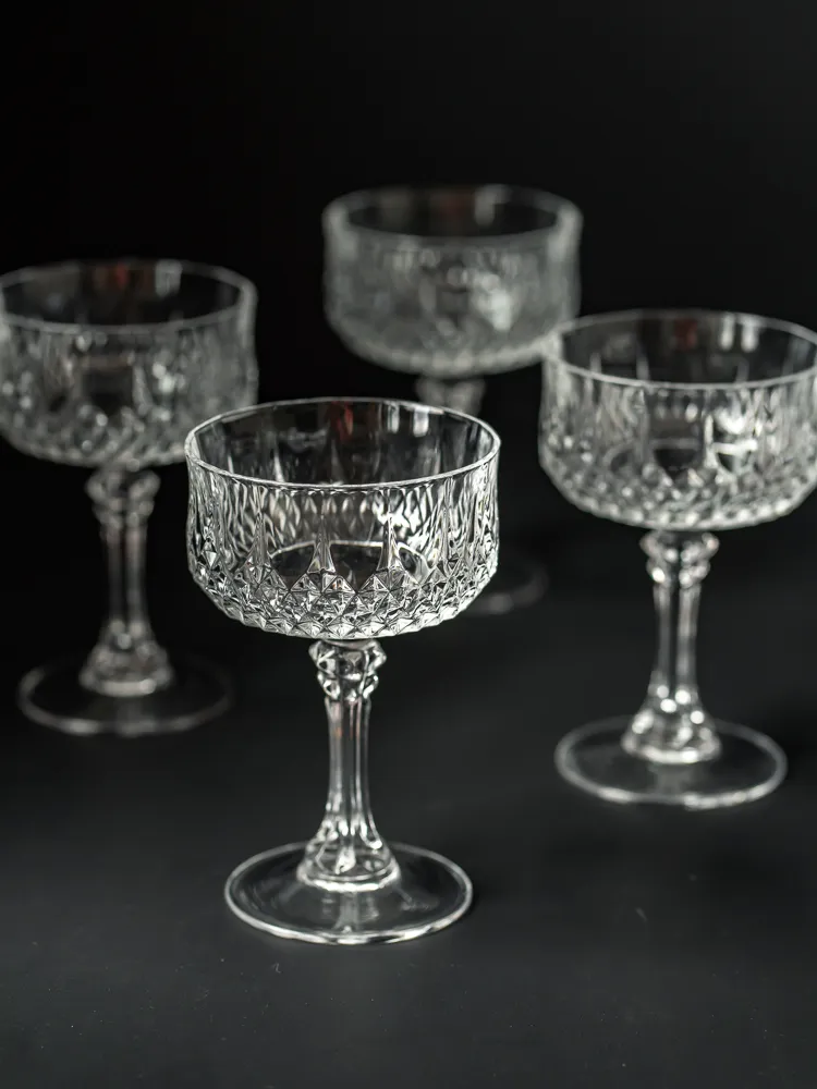 Longchamp-Cut Crystal Coupe