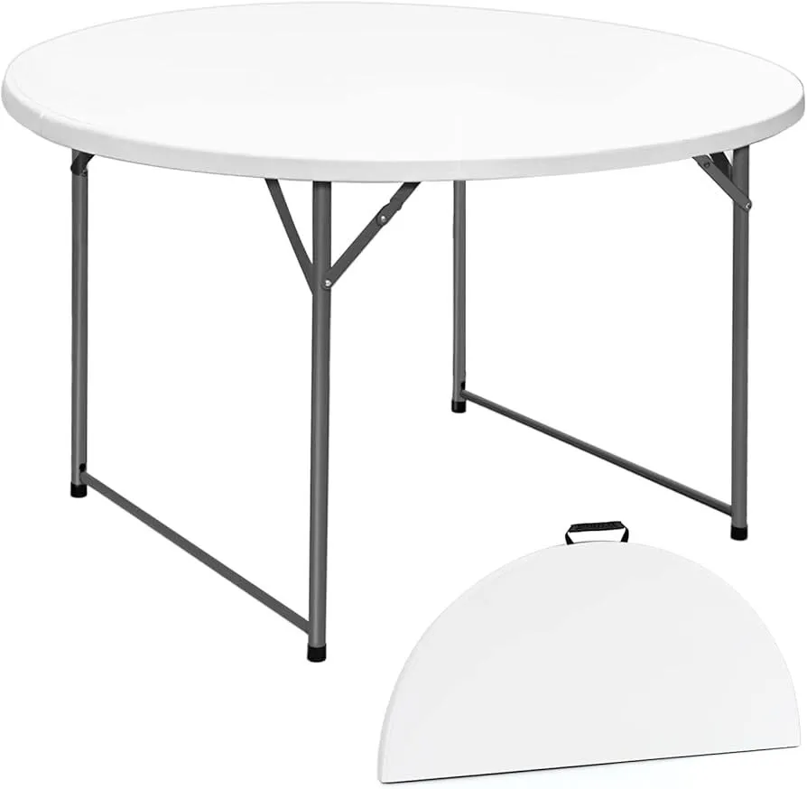 White Round Table - Heavy Duty Banquet  54 inches