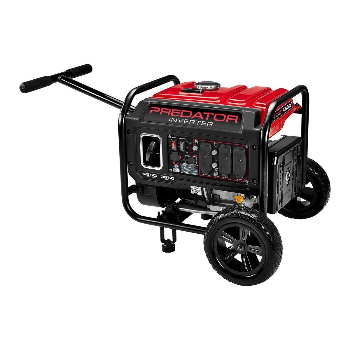 4550 Watt Extra-Quiet Inverter Generator with a full tank of gas