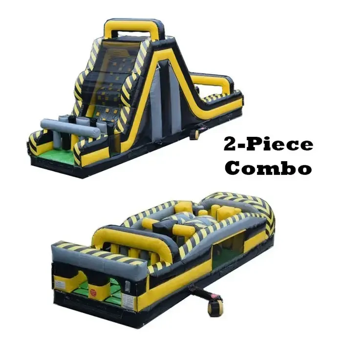 Inflatable- Venom SUPER 2- piece Obstacle Course
