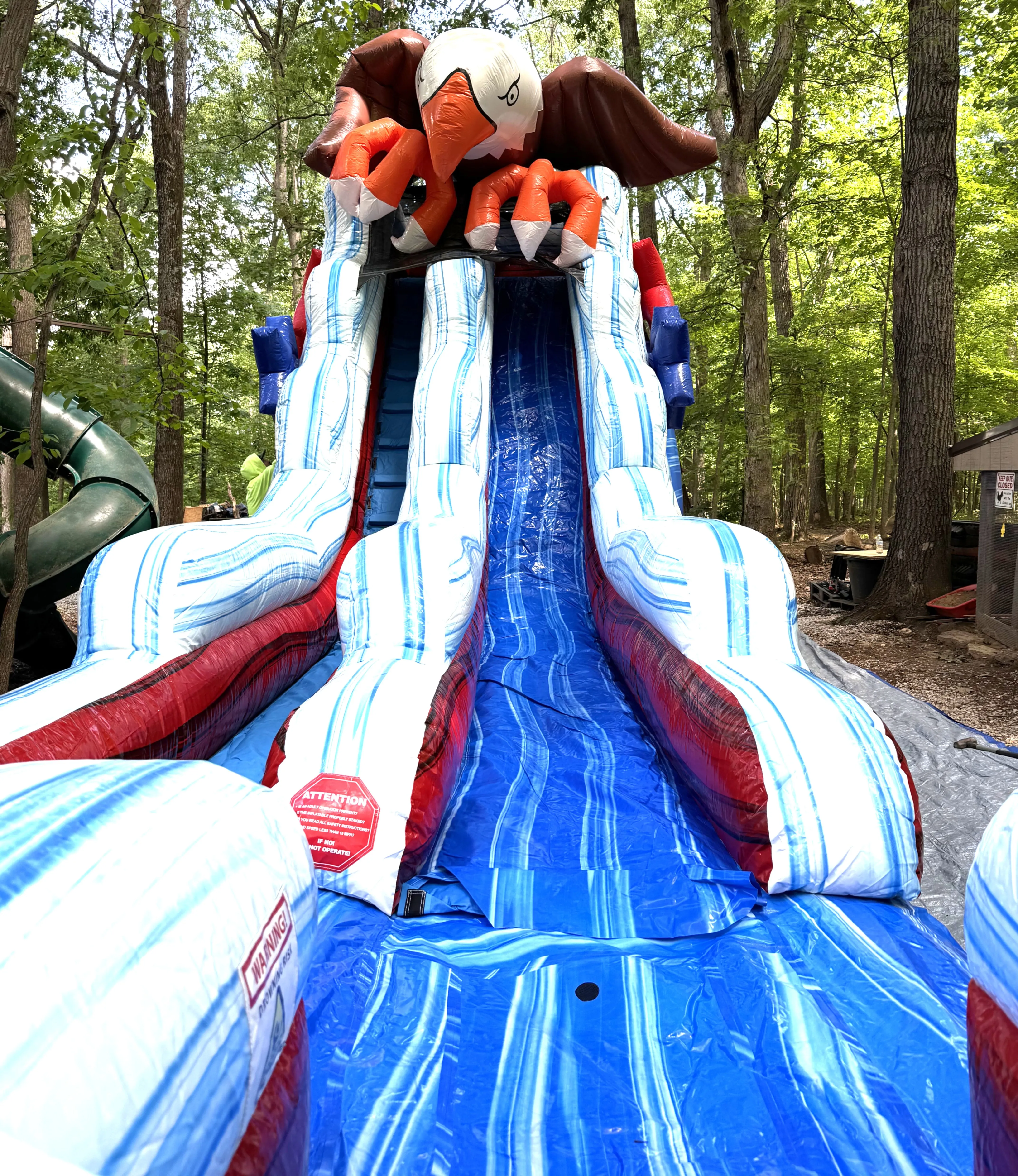 Inflatable- 18' Bald Eagle Slide