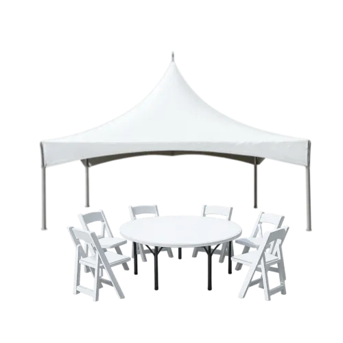 32 Guest High Peak Frame Tent (Resin Chair) Bundle