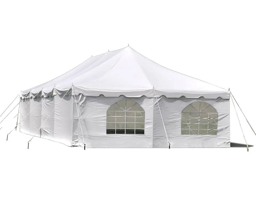 20x40 Pole Tent w/ Sidewalls