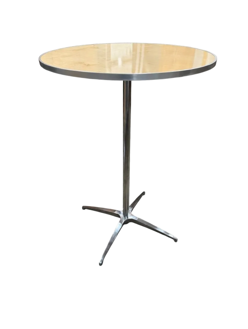 30" Cocktail Table (Standing Height – 42" Pole)