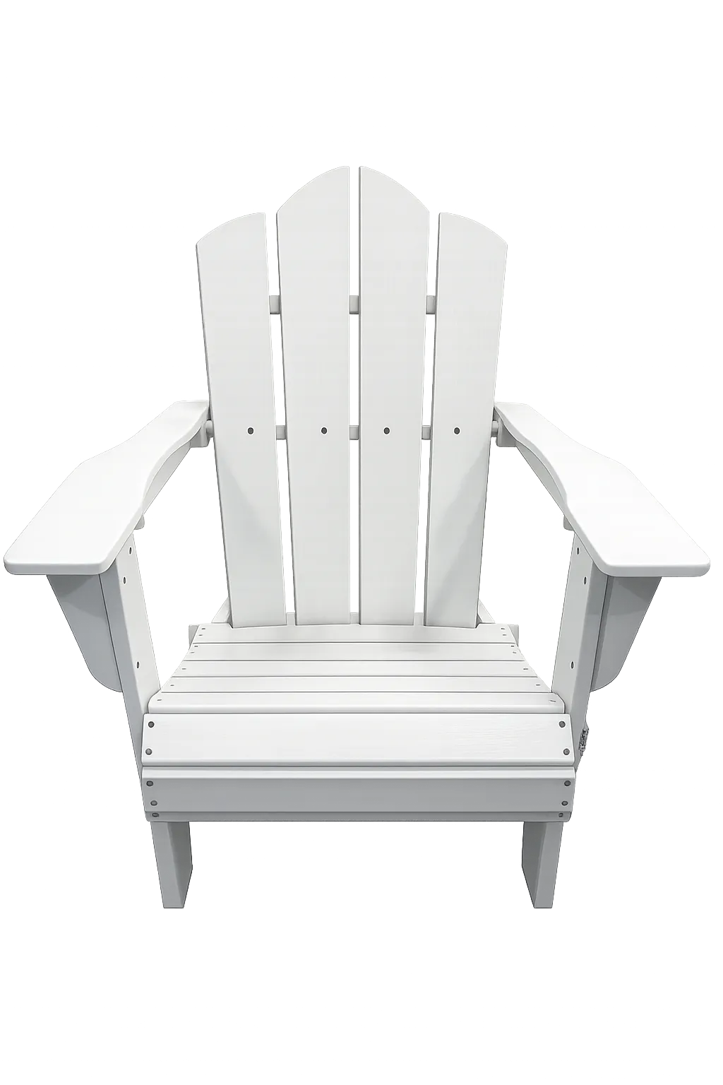 White Folding Adirondack Chair