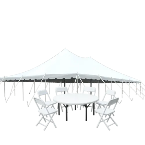 192 Guest Pole Tent (Plastic Chair) Bundle