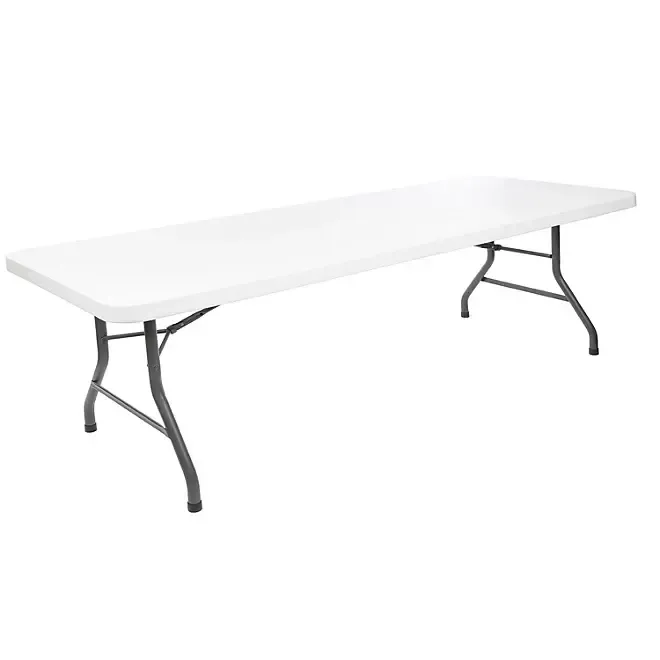 8' Rectangular Folding Banquet Table