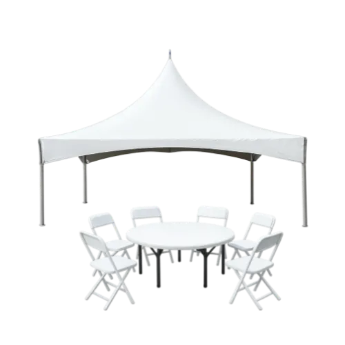 32 Guest High Peak Tent (Plastic Chair) Bundle