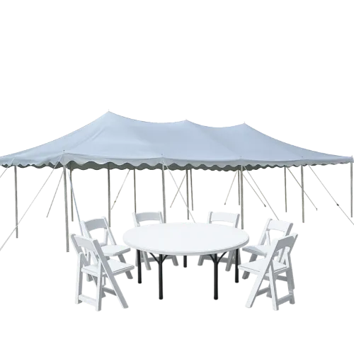 64 Guest Pole Tent (Resin Chair) Bundle