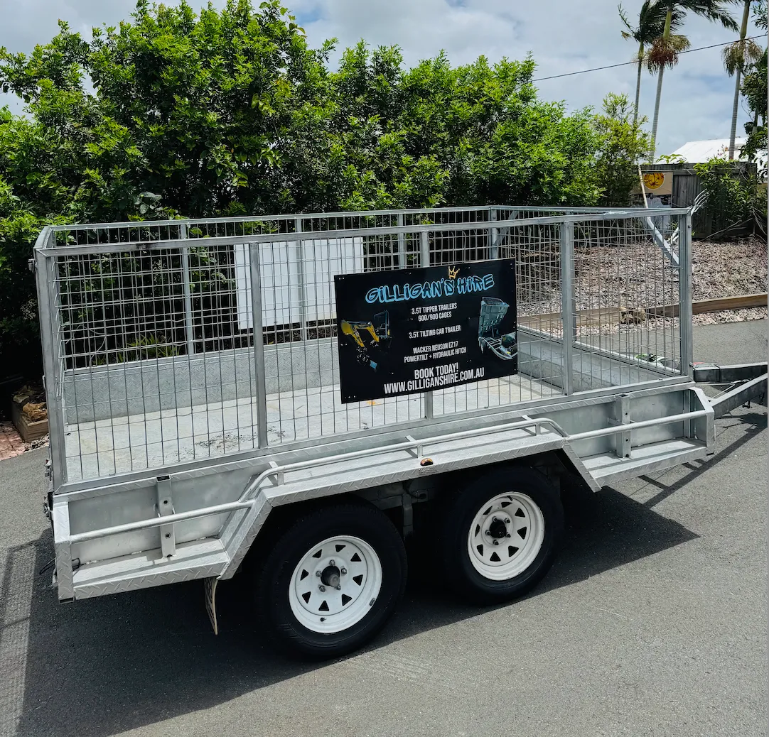 10X6 Trailer with 900mm cage