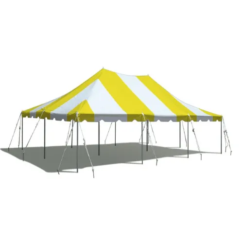20x30 pole tent yellow