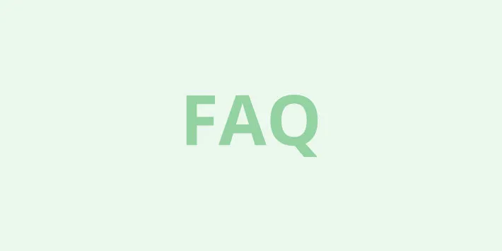 FAQ's