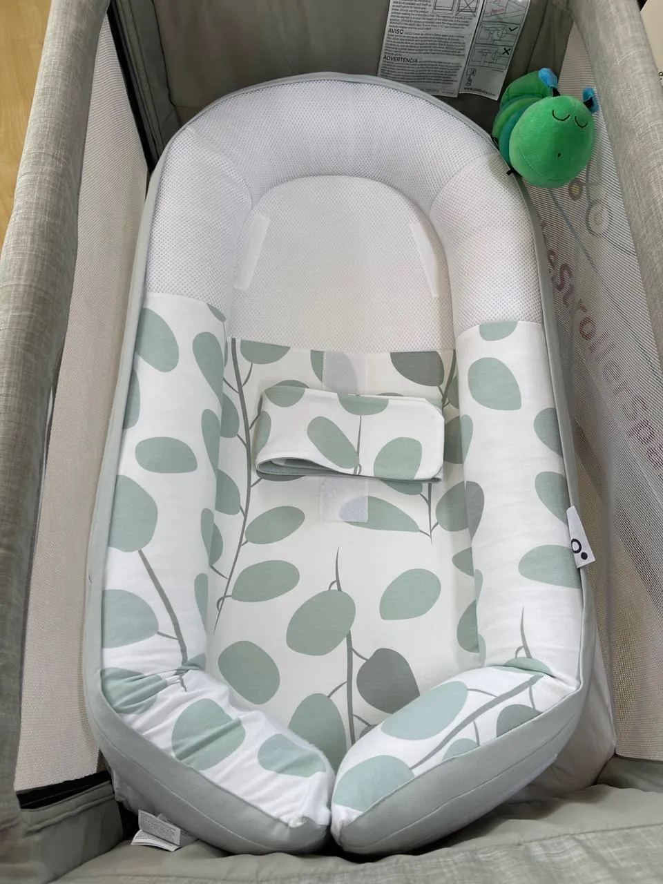 Joie Roomie with baby cocoon