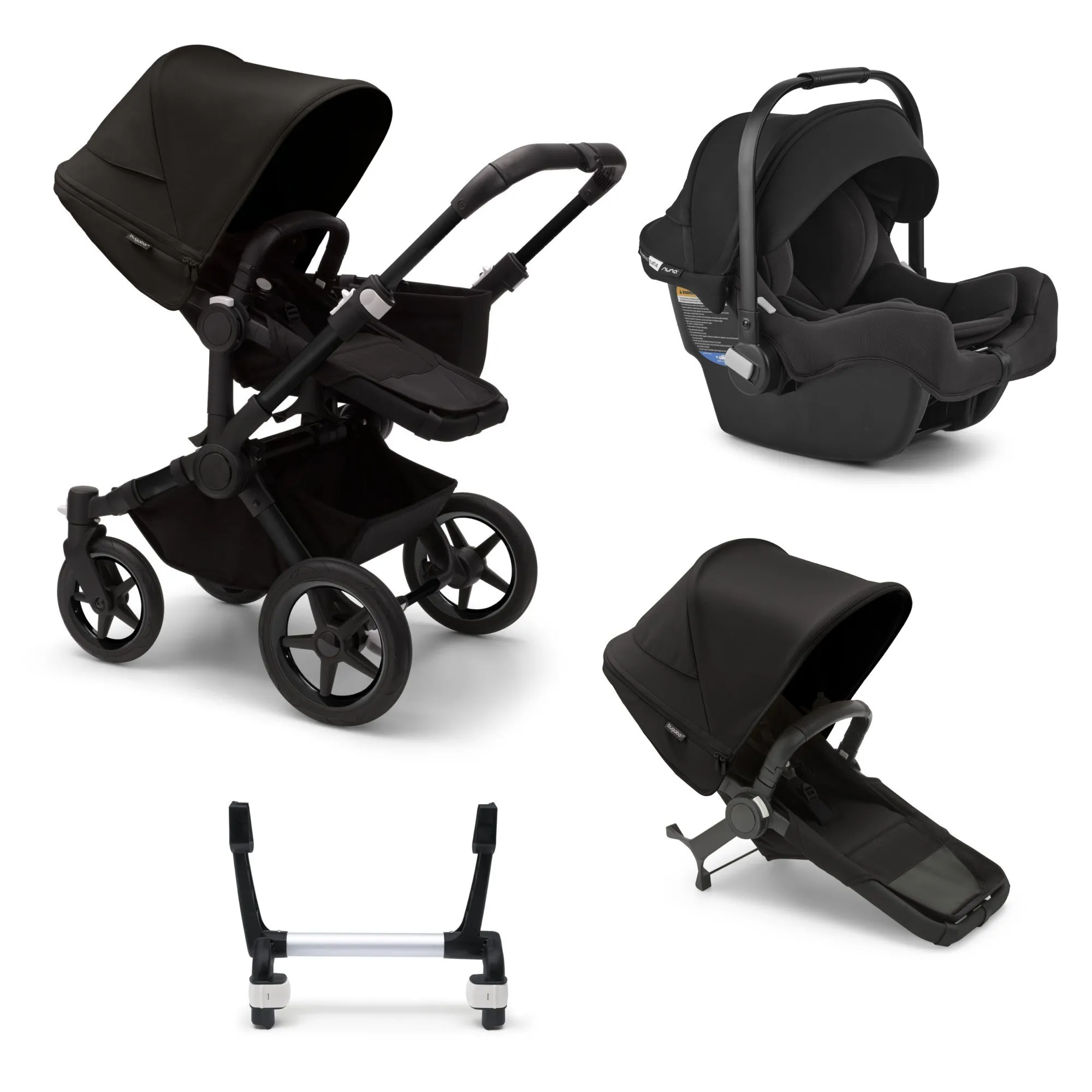 Bugaboo Donkey with 1 seat and 1 car seat