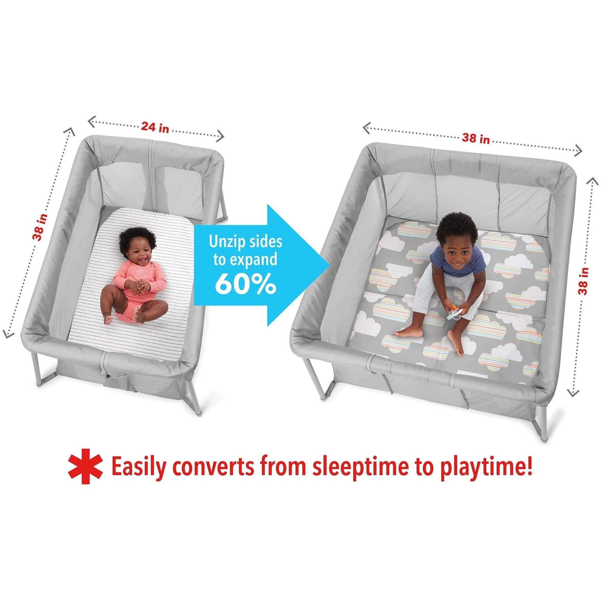 Skip Hop Play to Night Crib & Playpen