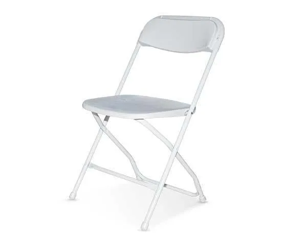 White Folding chairs