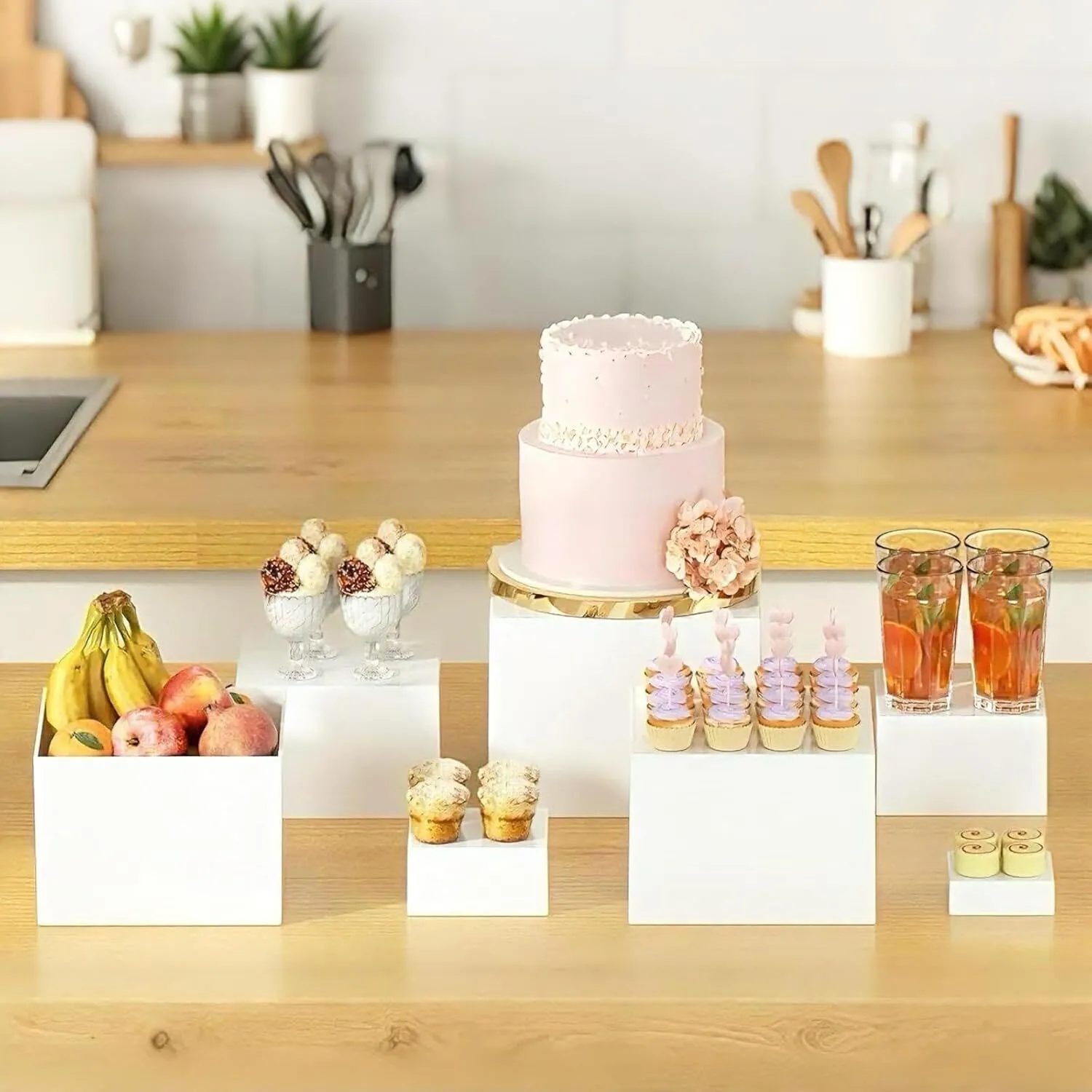 Dessert risers - 8 Pcs