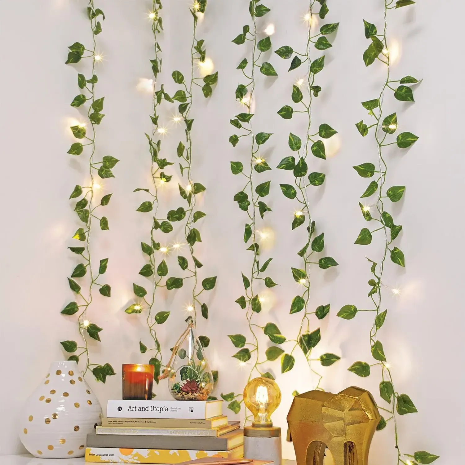 Curtain vines - String lights