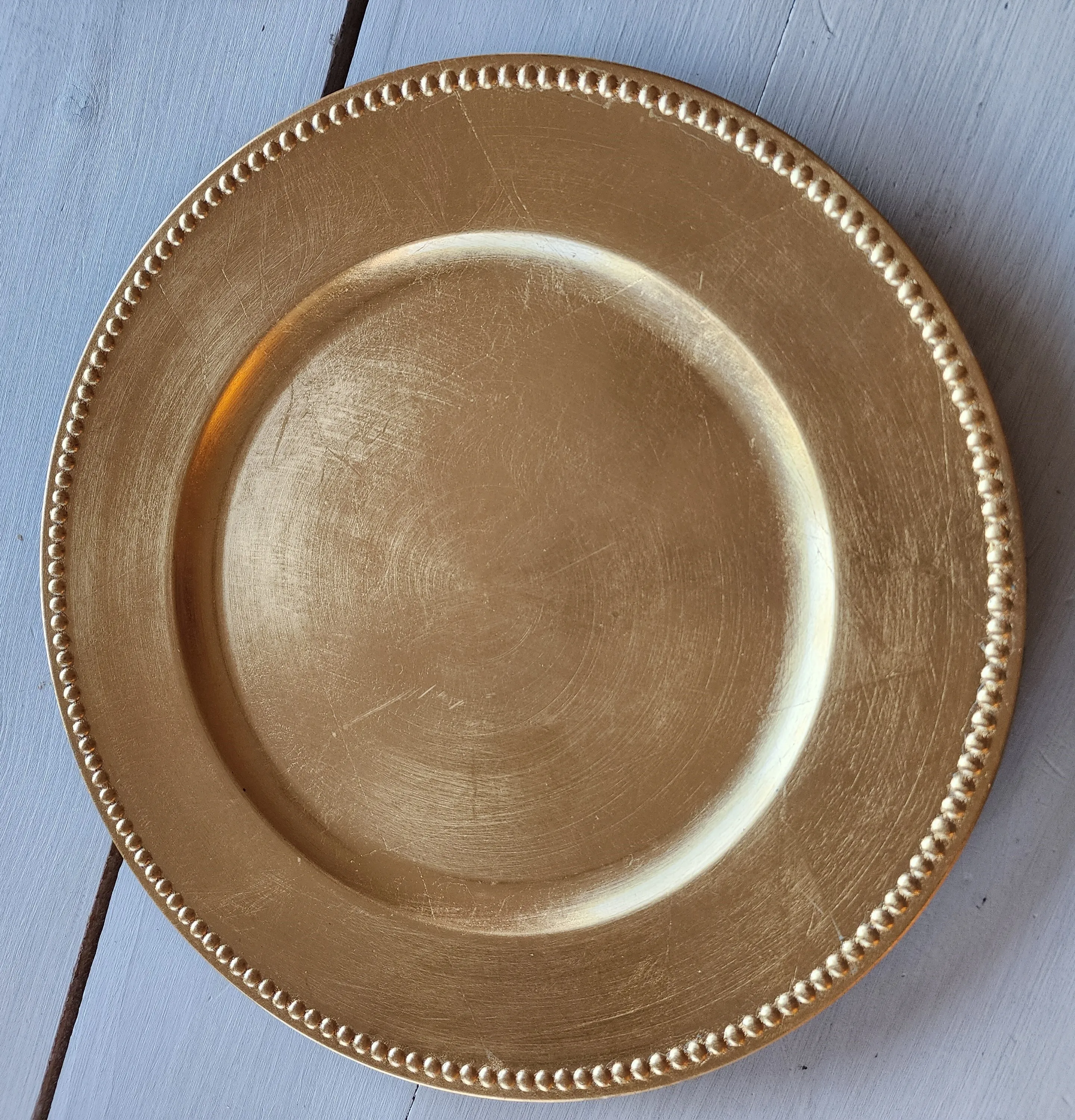 Gold Charger plate
