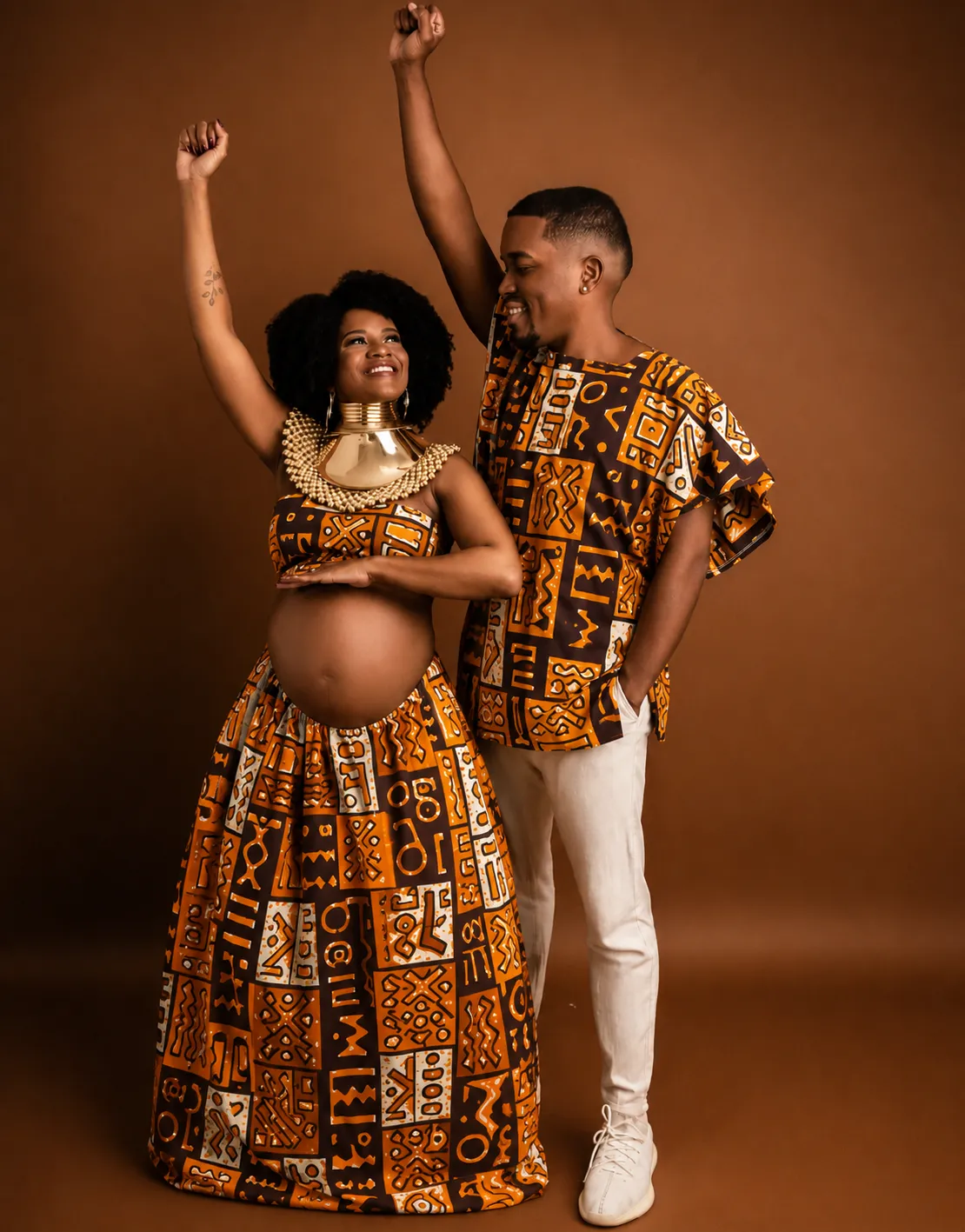 Sankofa Glow Maternity Set