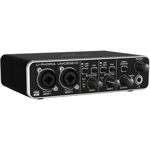 Behringer UMC202HD 2x2 Desktop USB Audio Interface