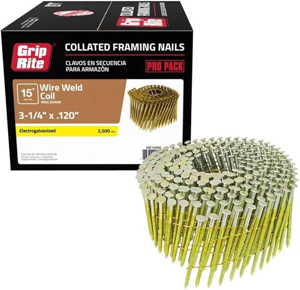 3 inch Framing Nails- Coil Box