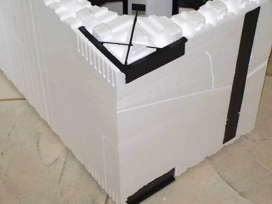 1x2" strapping for ICF foundations